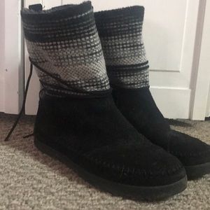 TOMS Black Boots